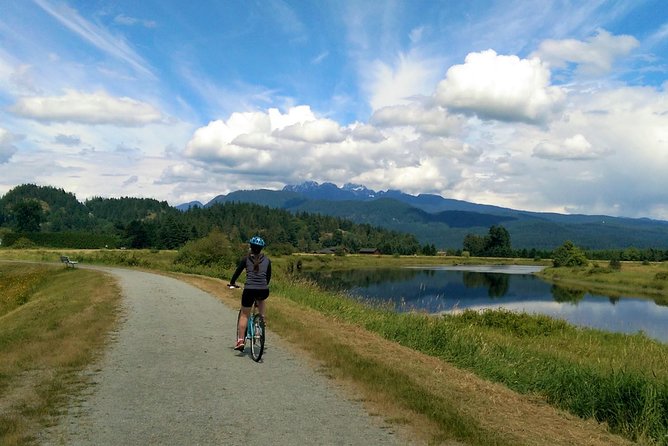 Vancouver Biking and Hiking Tour including Lunch - Cycling the Trans Canada Trail near Pitt Meadows