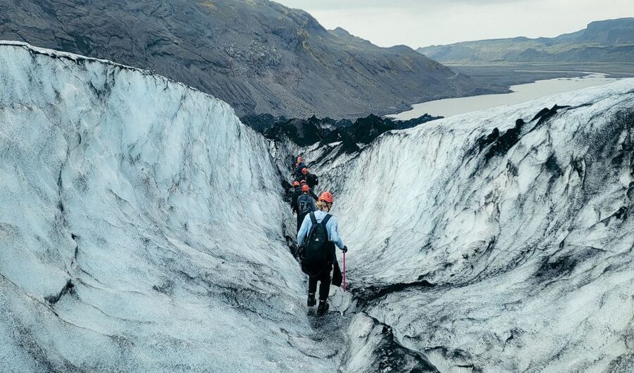 Vik: Guided Glacier Hike on Sólheimajökull - Blue ice, black ash, and meltwater
