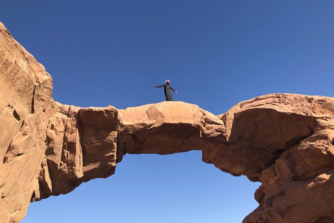 Wadi Rum Mountain Hike & Climb: Burdah, with a bridge at the top! + tour & Lunch - Umm Fruth Bridge adds a second climb