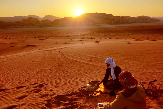 Wadi Rum Mountain Hike: Umm Ad Dami, highest point of Jordan + Jeep tour & Lunch - Sunset at Um Sabatah with sweet Bedouin tea