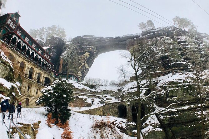 Winter Fairytale The BEST of Bohemian & Saxon Switzerland Hiking Tour - Hrensko and a Czech lunch