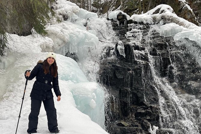 Winter Valley and Forest Hike - Barbara Falls and its winter ice