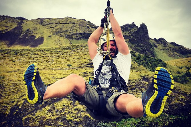 Zipline and Hiking Adventure Tour in Vík - Hiking between the lines
